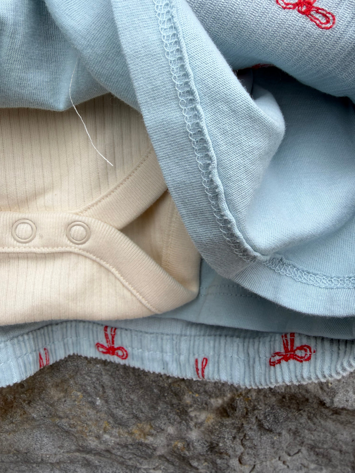 Blue pinafore&vest&tights  6-9m (68-74cm)