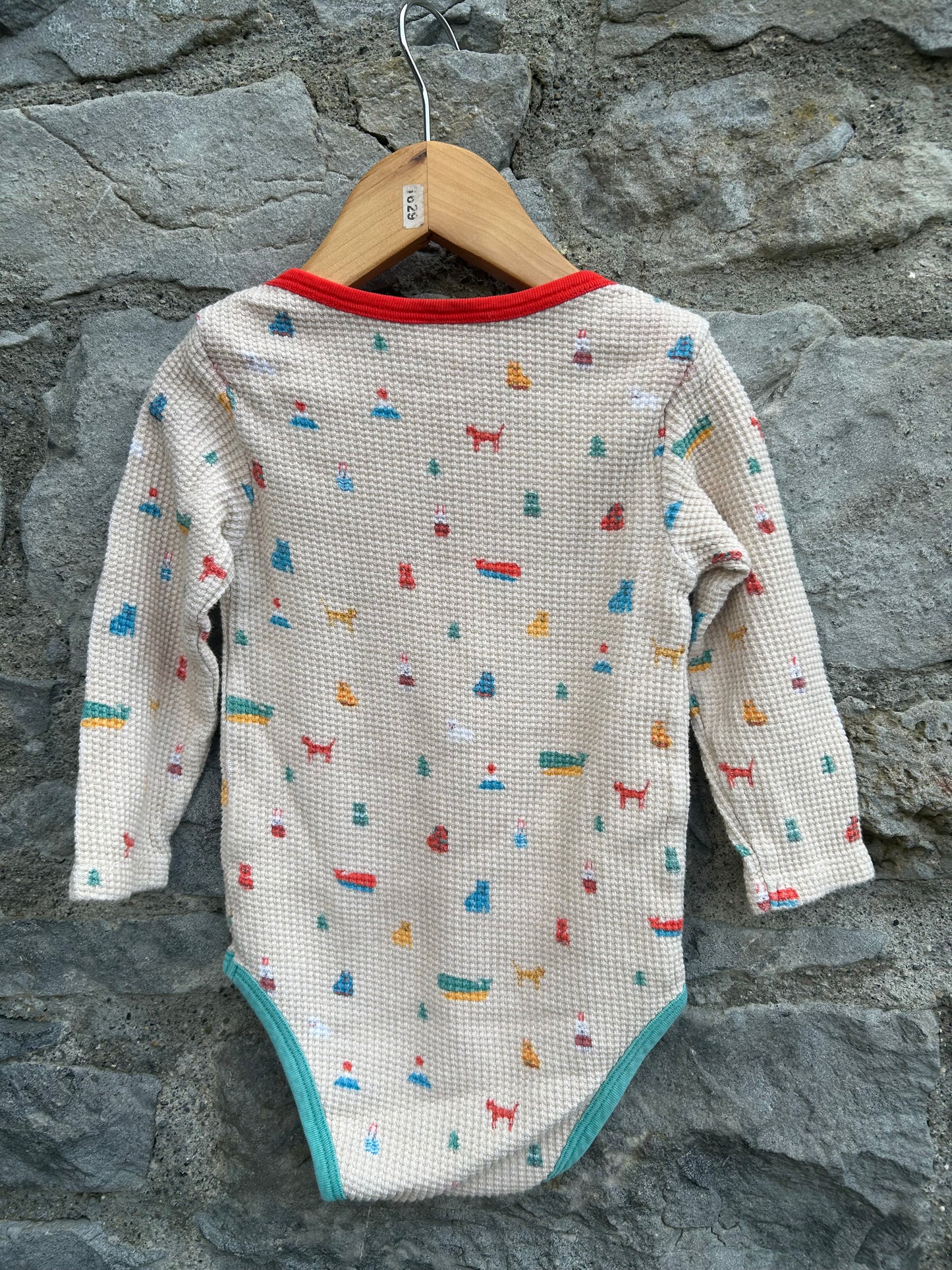 Mini animals cream vest  18-24m (86-92cm)