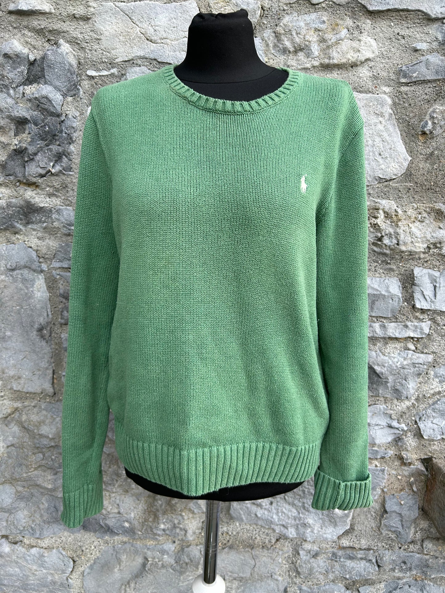 RL green jumper uk 12-14