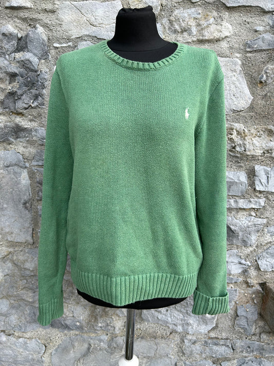 RL green jumper uk 12-14