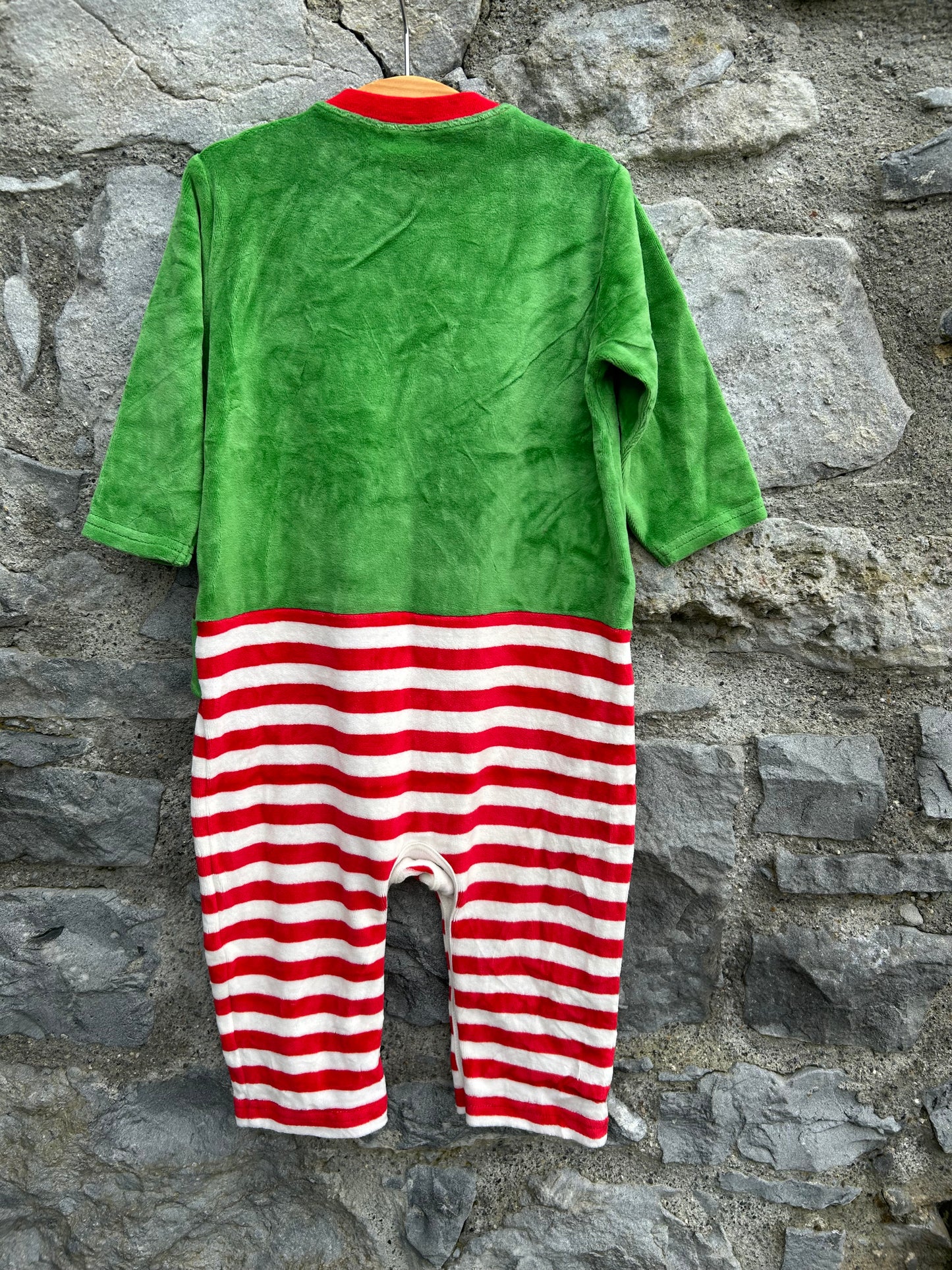 Elf velour onesie  12-18m (80-86cm)