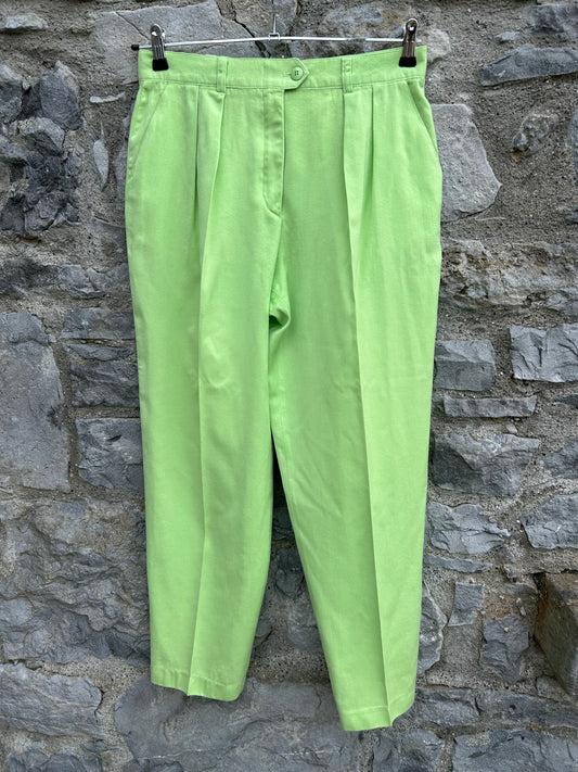 90s green wool pants uk 12