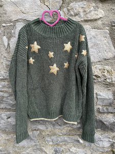 Stars khaki jumper  13-14y (158-164cm)