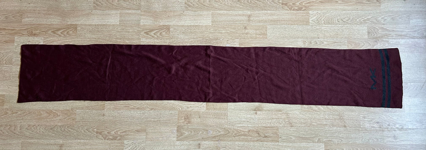 MK maroon & grey scarf