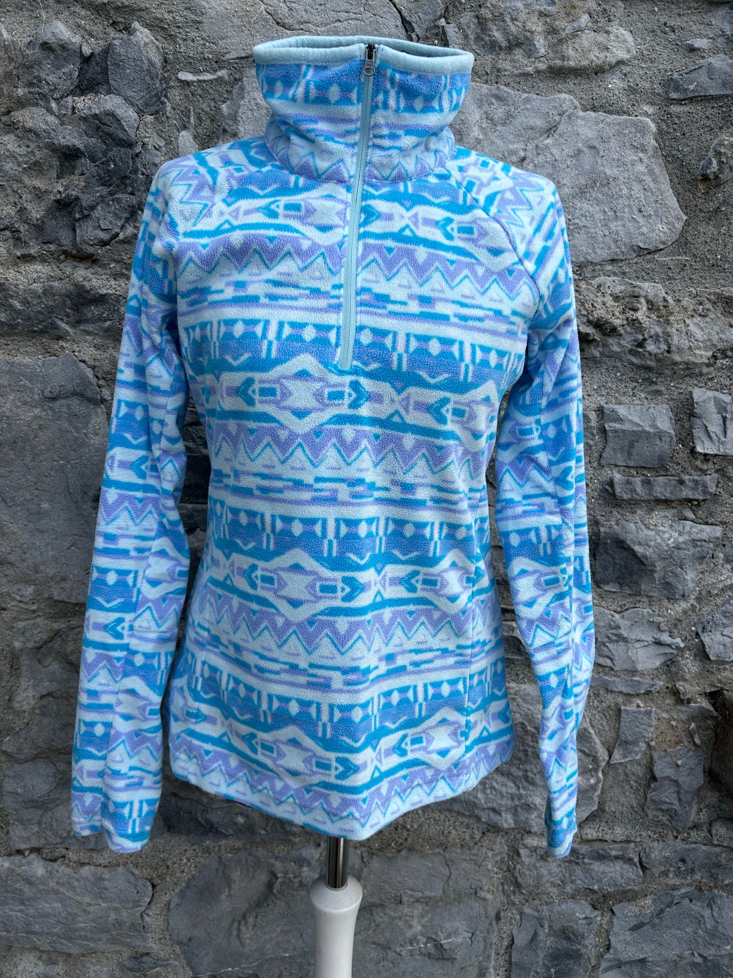 Serenity 80s Stripe Print Glacial™ IV Print Half Zip Fleece uk 8-10