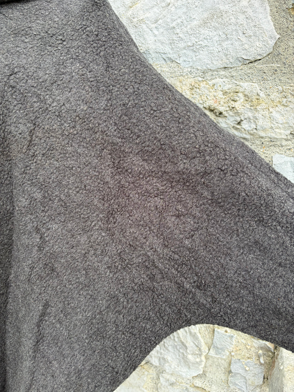 Charcoal poncho-style jumper uk 14-18