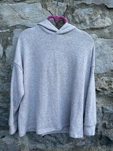 Grey sparkly hoodie  7-8y (122-128cm)
