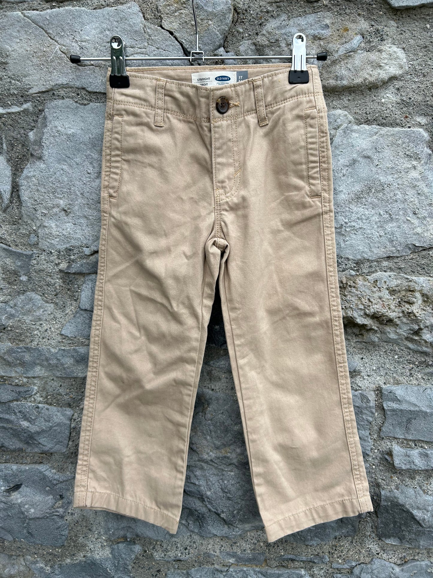 Beige pants   3y (98cm)