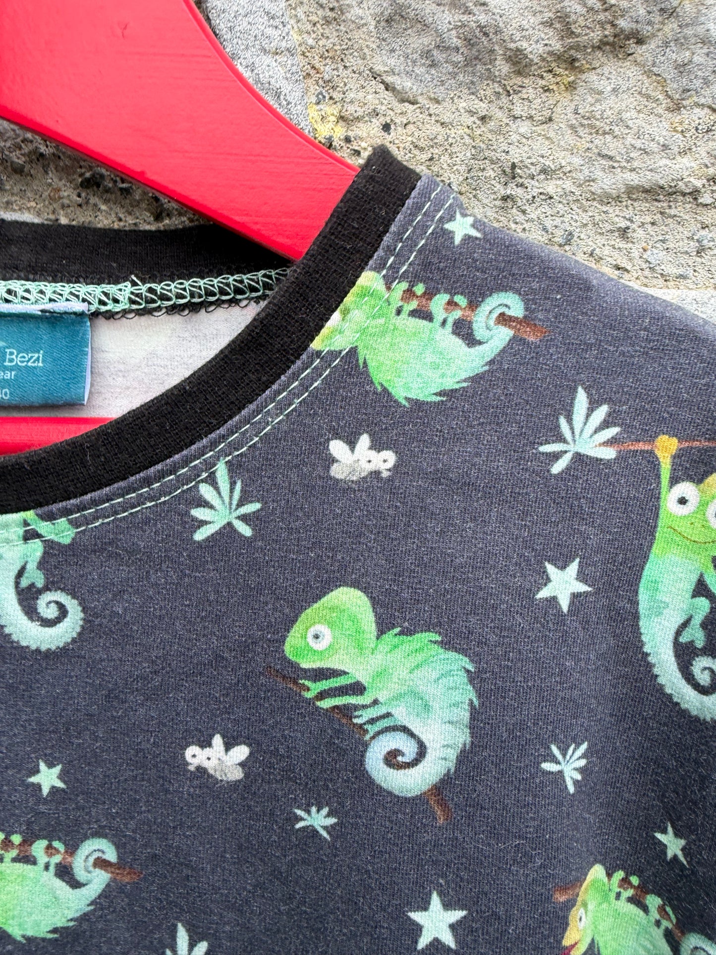 Chameleon charcoal t-shirt  8-9y (128-134cm)