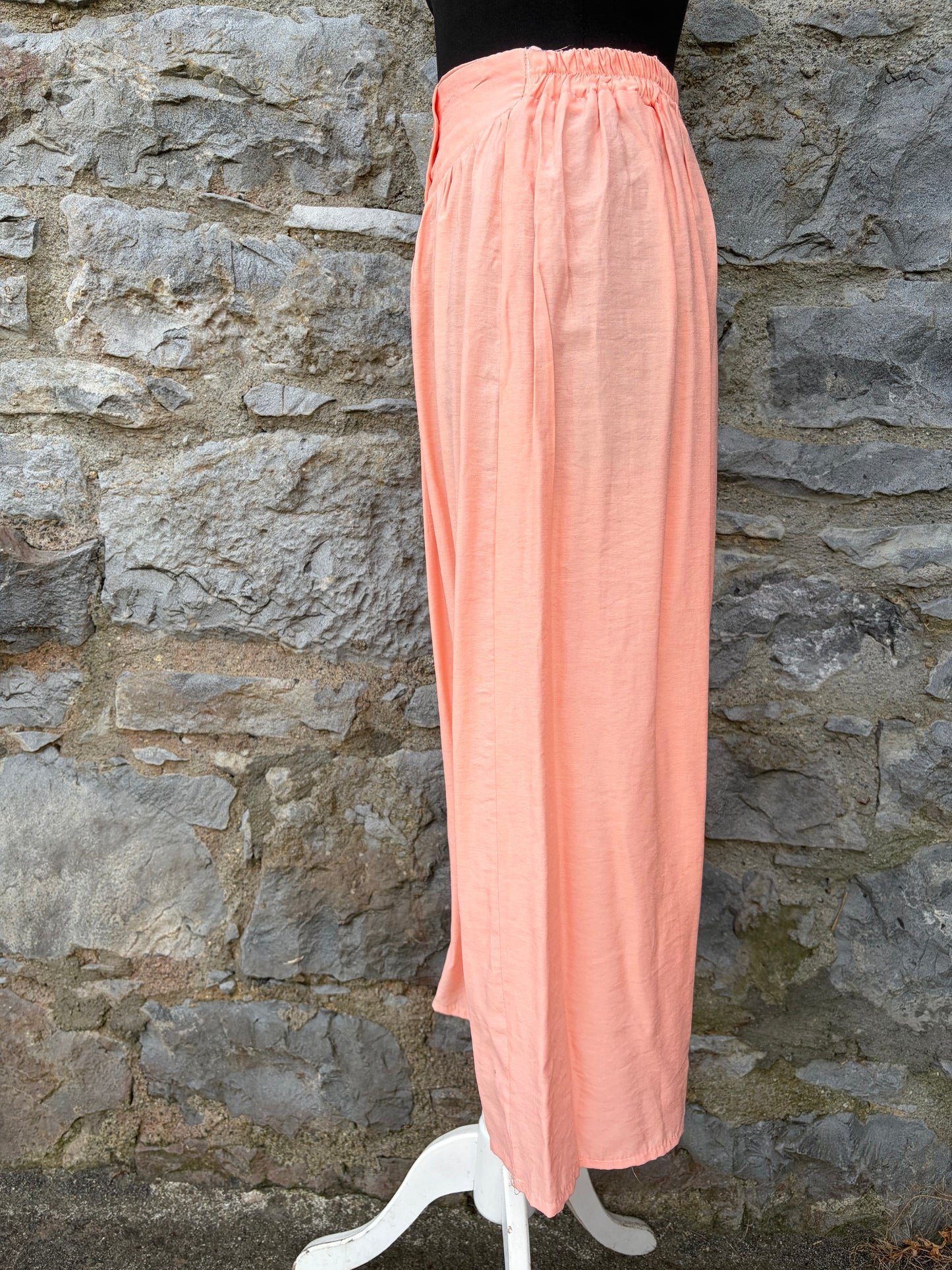 80s peach skirt uk 6-8