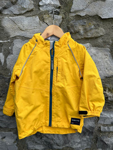 Pop yellow raincoat  18-24m (86-92cm)