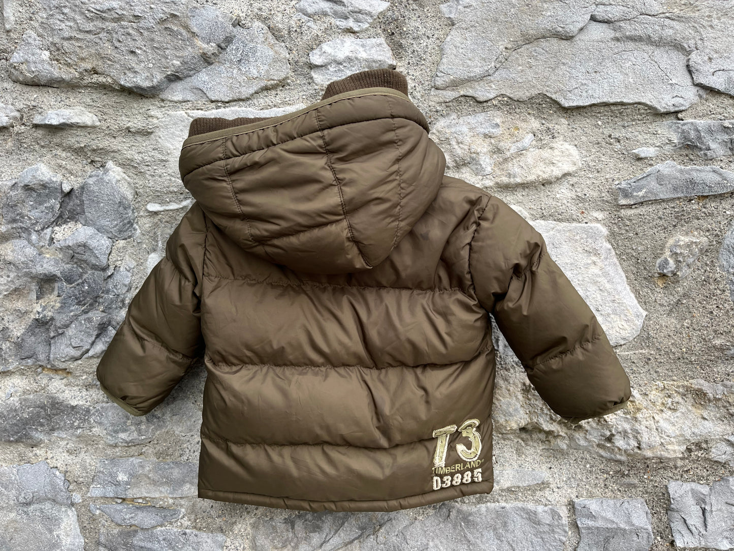 Brown puffy jacket  12m (80cm)