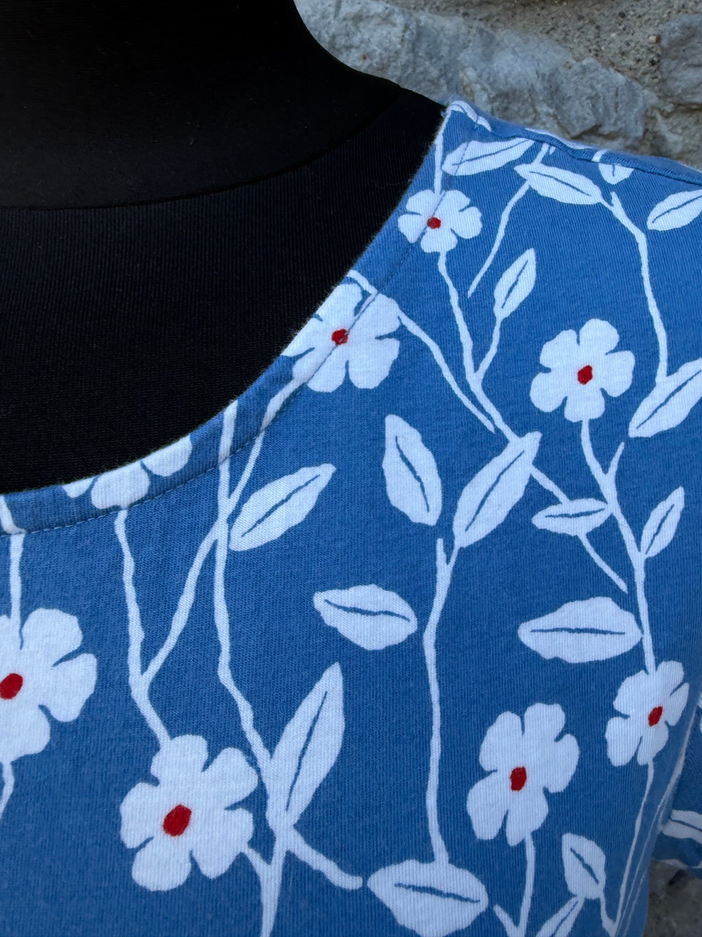Blue floral Seasalt Riviera dress uk 12
