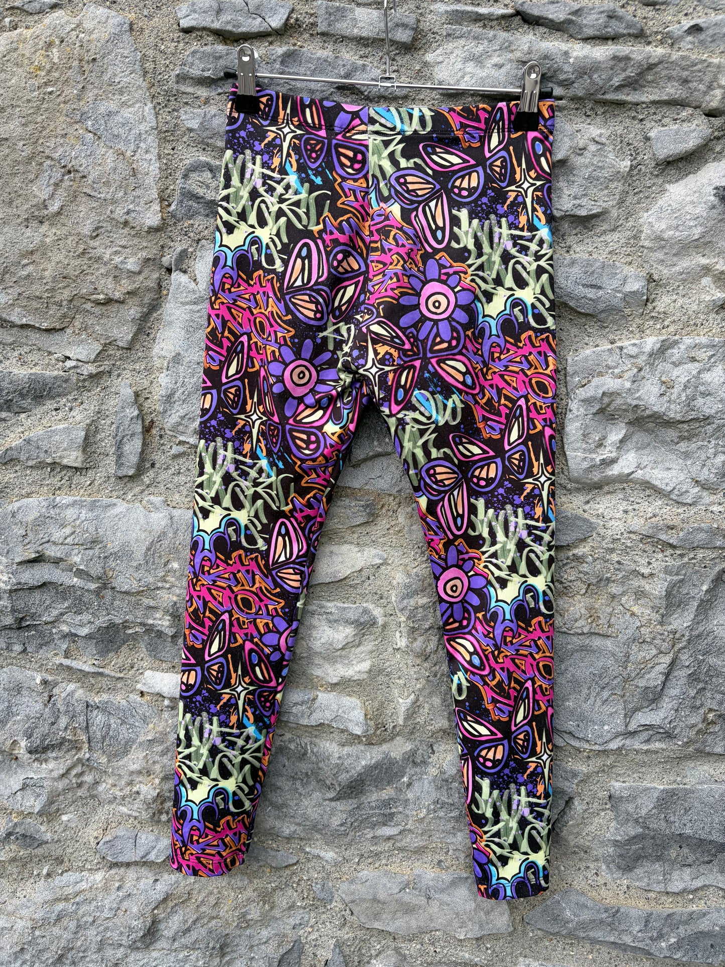 Abstract colourful leggings  9-10y (134-140cm)