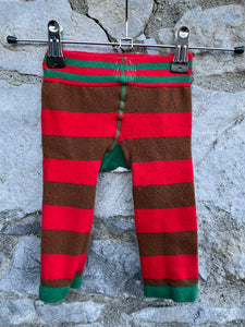 Santa footless tights  6-9m (68-74cm)