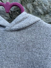 Load image into Gallery viewer, Grey sparkly hoodie  7-8y (122-128cm)
