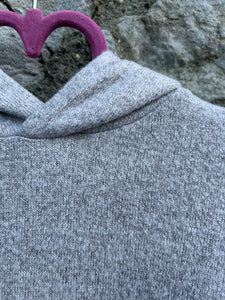 Grey sparkly hoodie  7-8y (122-128cm)