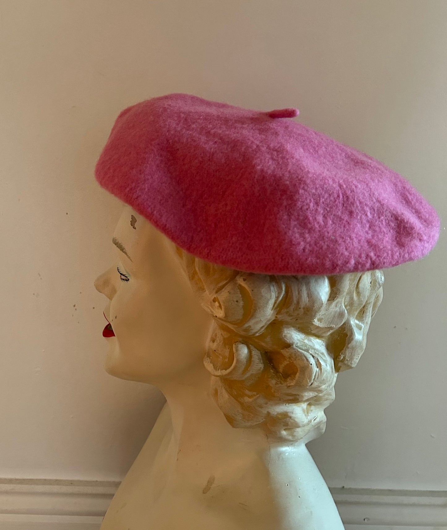 Pink beret