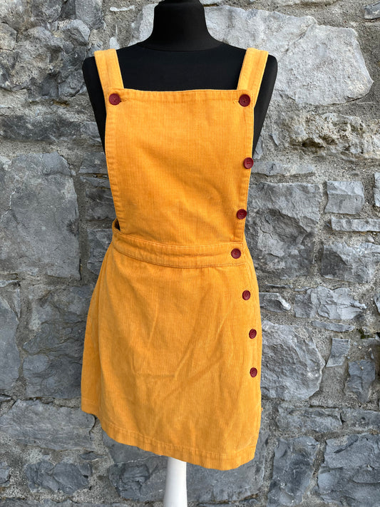 Mustard pinafore uk 8