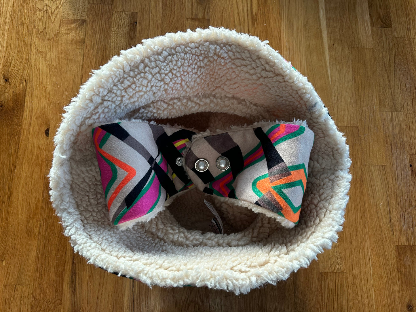 Colourful bucket hat