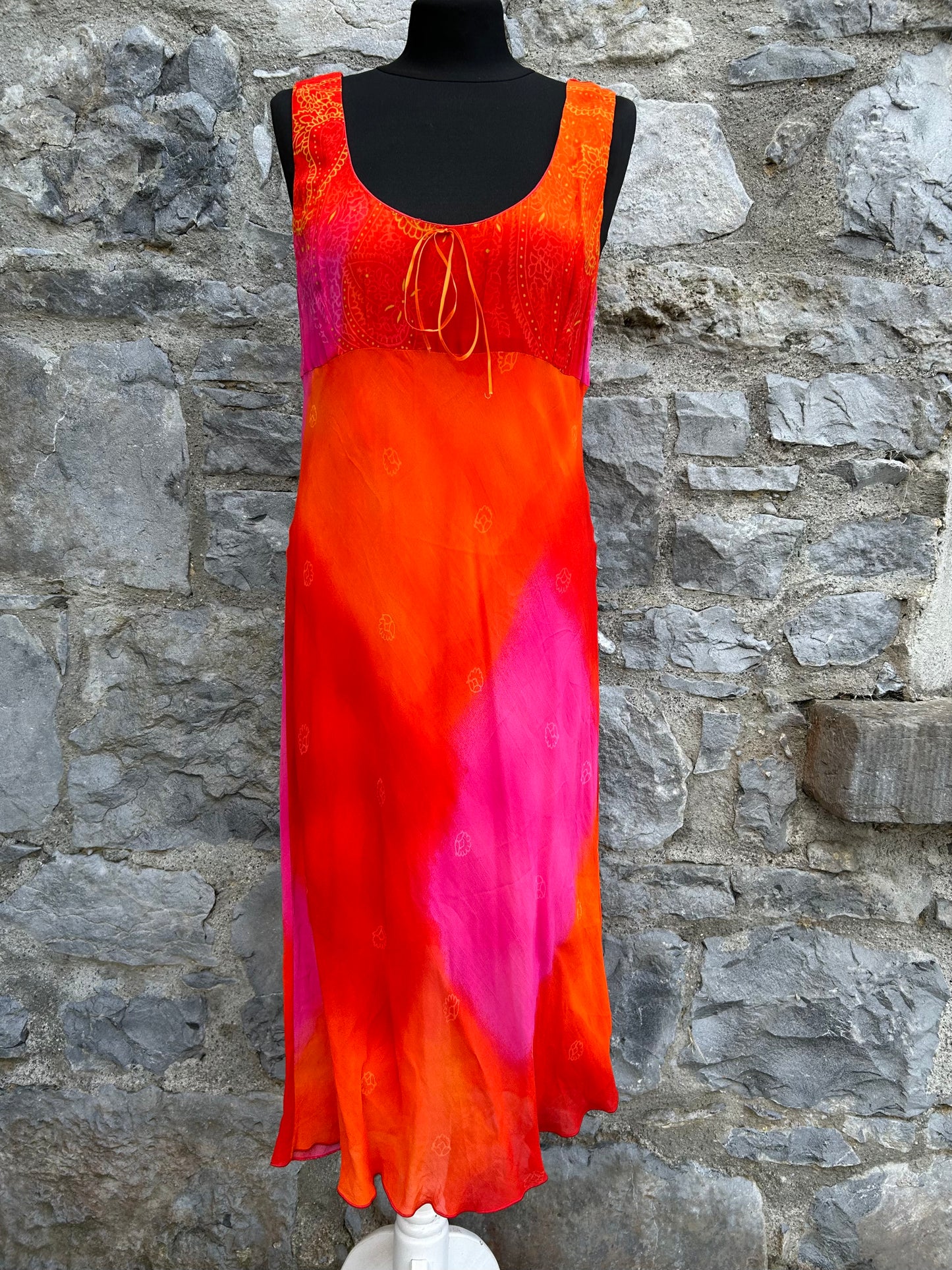 Y2K Red&pink dress uk 12