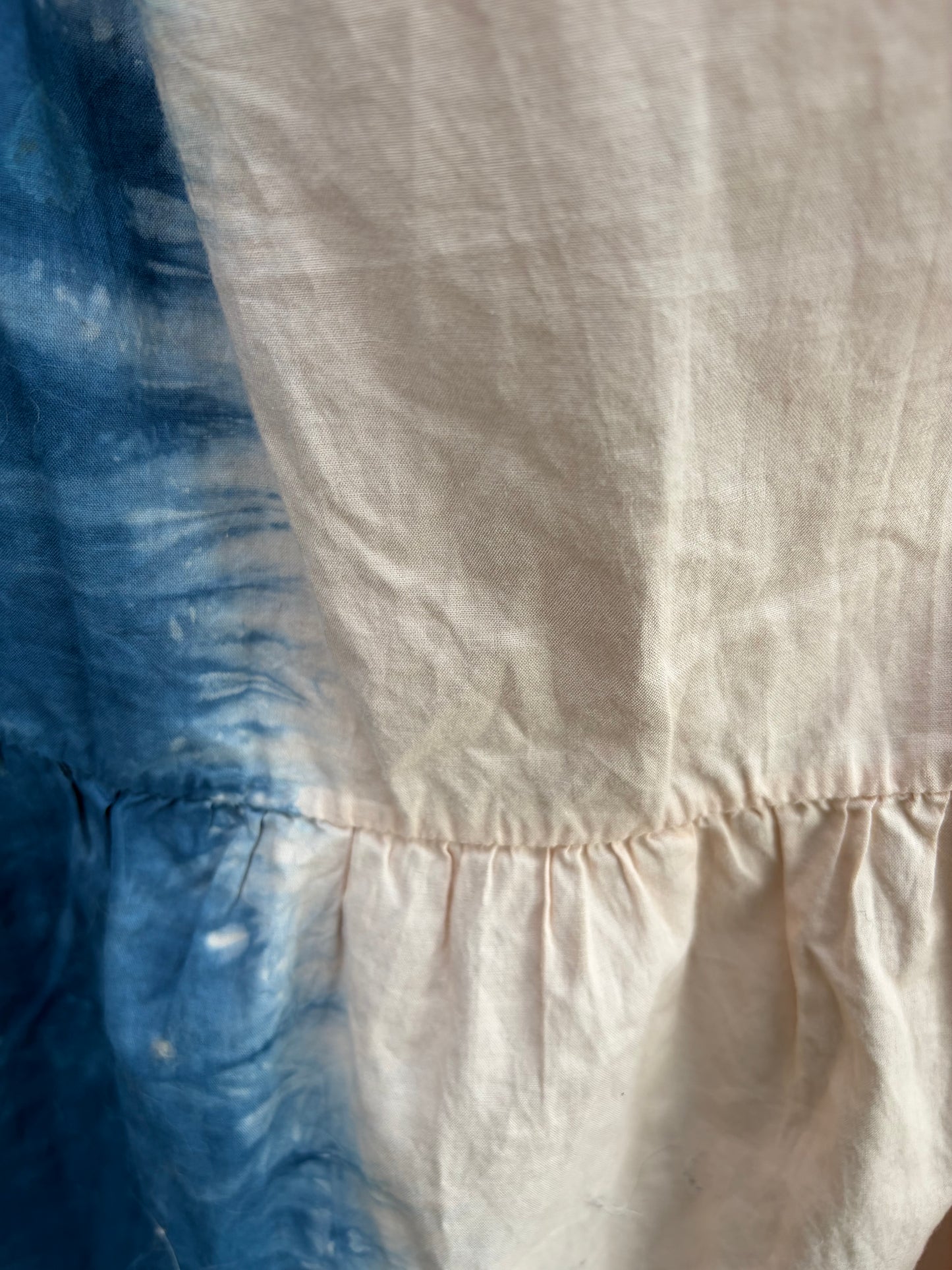 Blue&ivory ombre maxi dress  8y (128cm)