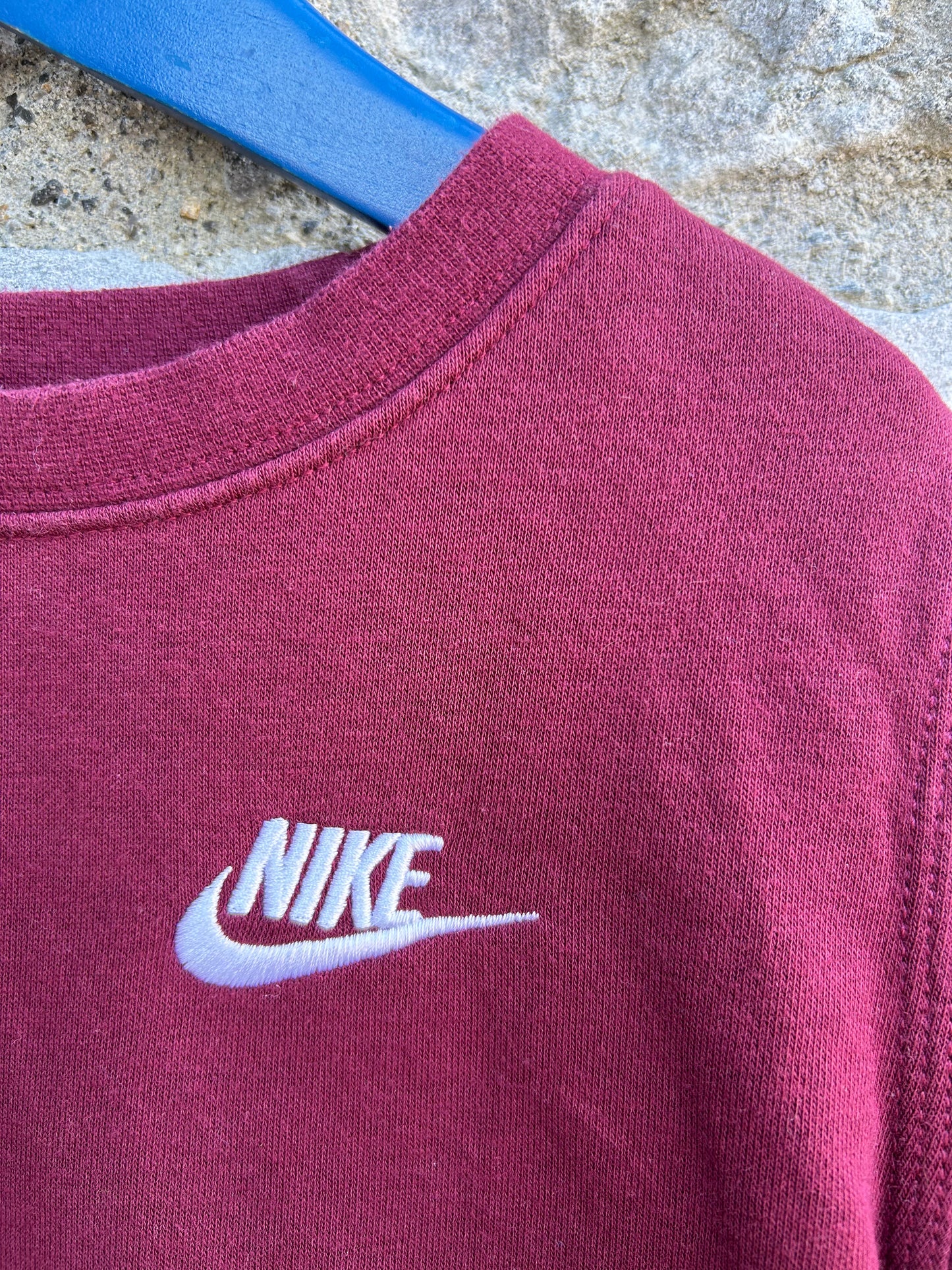 Maroon sweatshirt  7-8y (122-128cm)