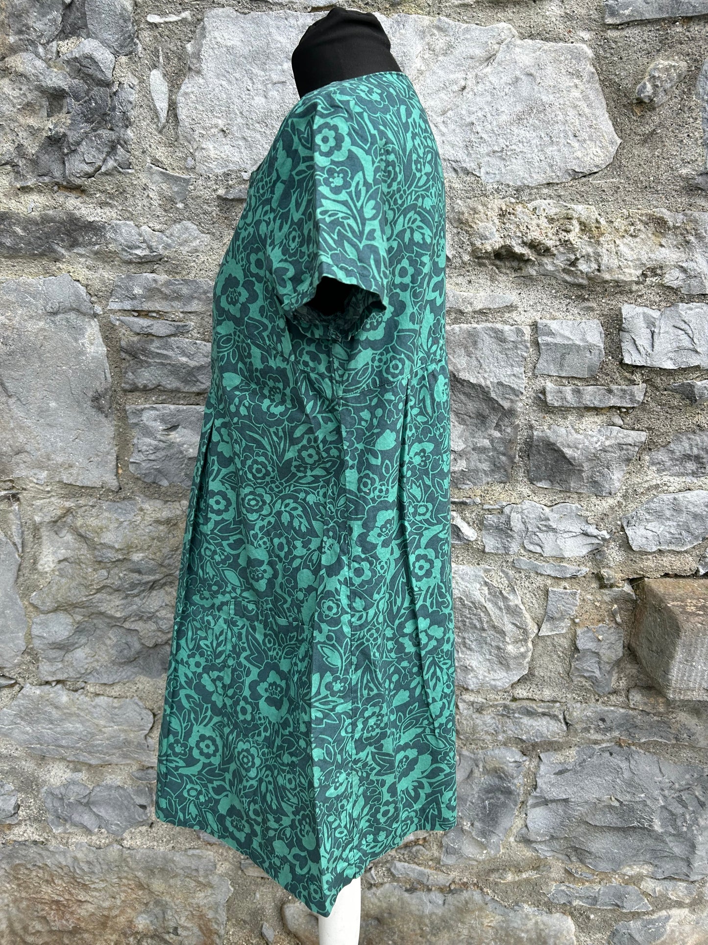 Green floral tunic uk 10-12