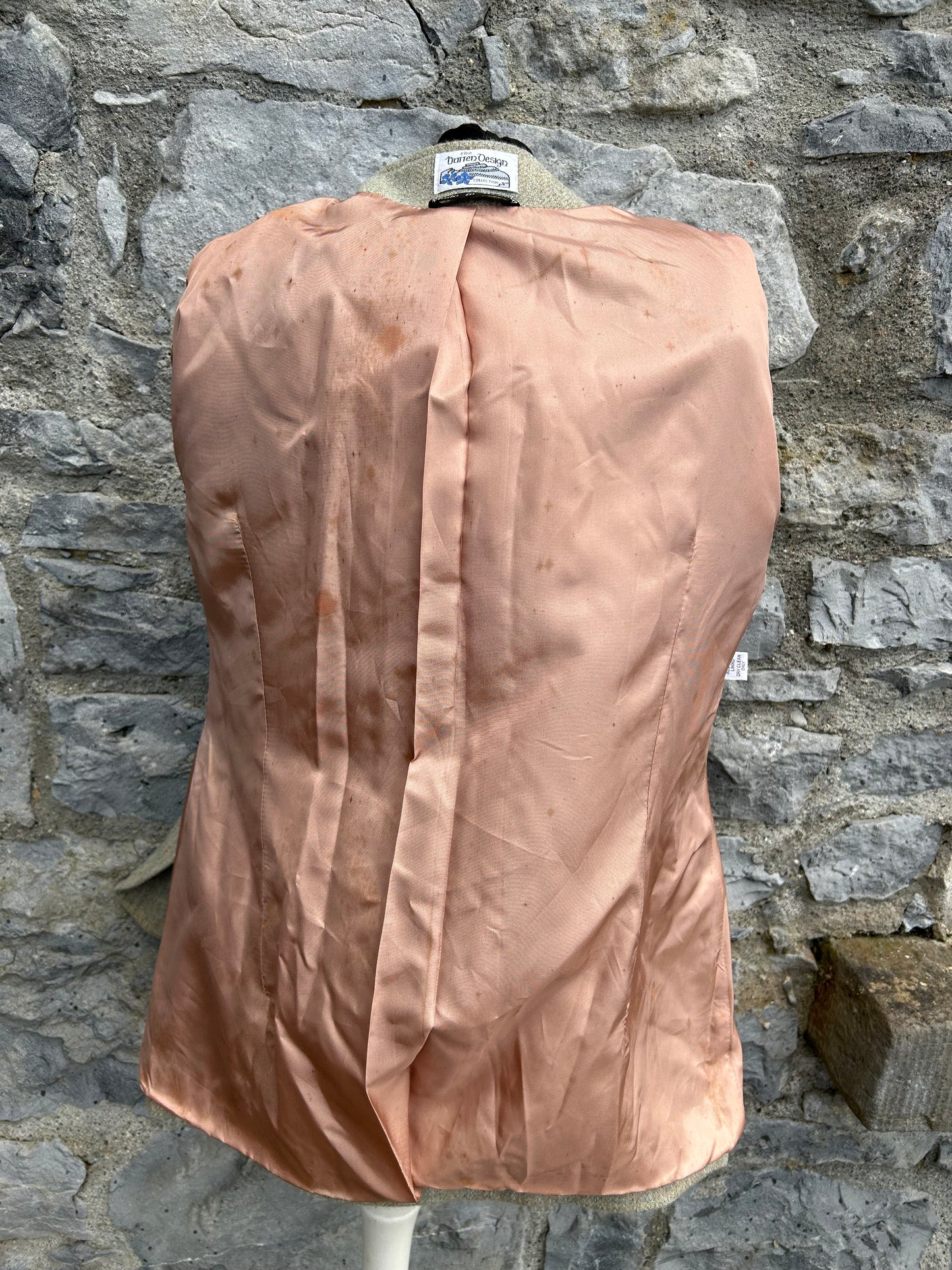 80s beige jacket uk 12-14