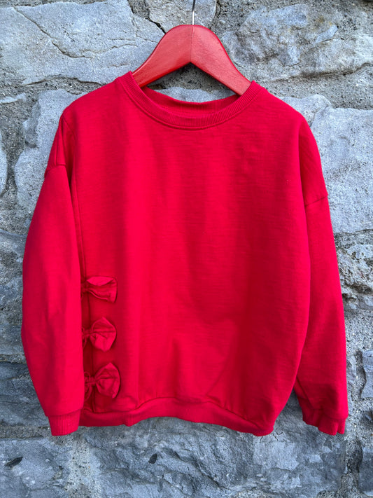 Red sweatshirt  3-4y (98-104cm)