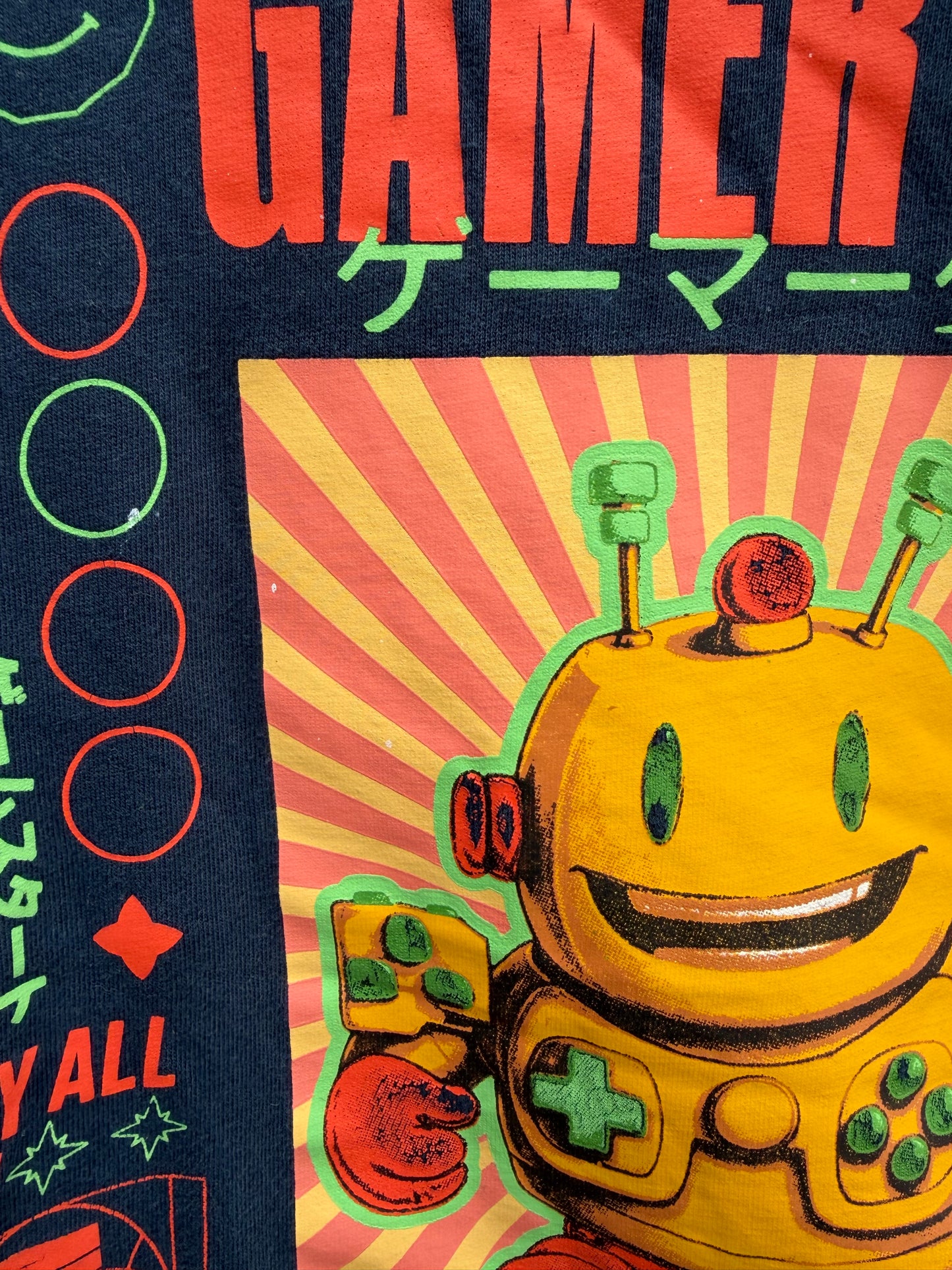 Gamer life navy T-shirt 4-5y (104-110cm)