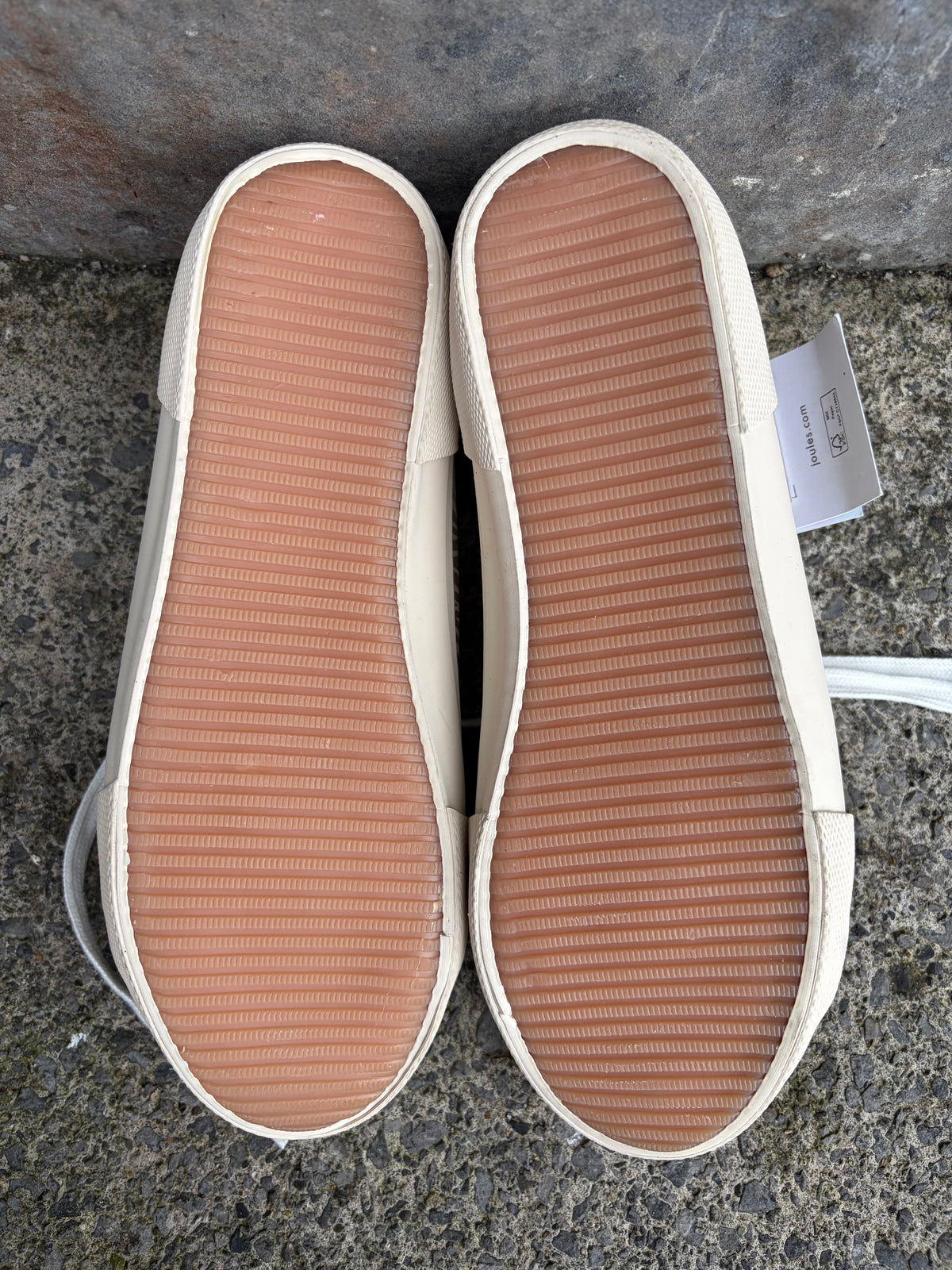 Metallic gold Joules Coast pump trainers  uk 5 (eu 38)