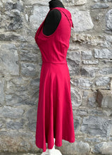 Load image into Gallery viewer, 50s style Red dress uk 8
