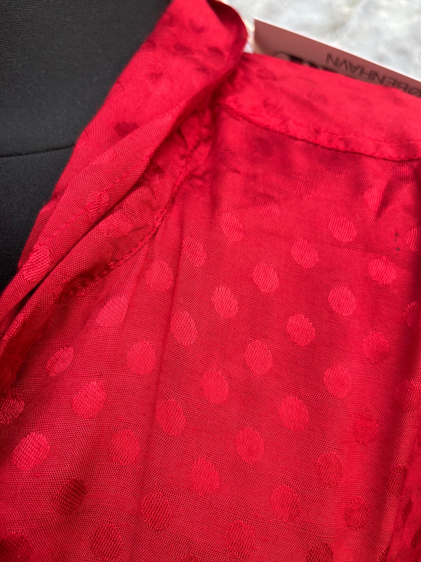 Red spotty blouse uk 6-8