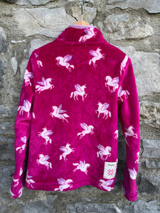 Pink Unicorn fleece   7-8y (122-128cm)