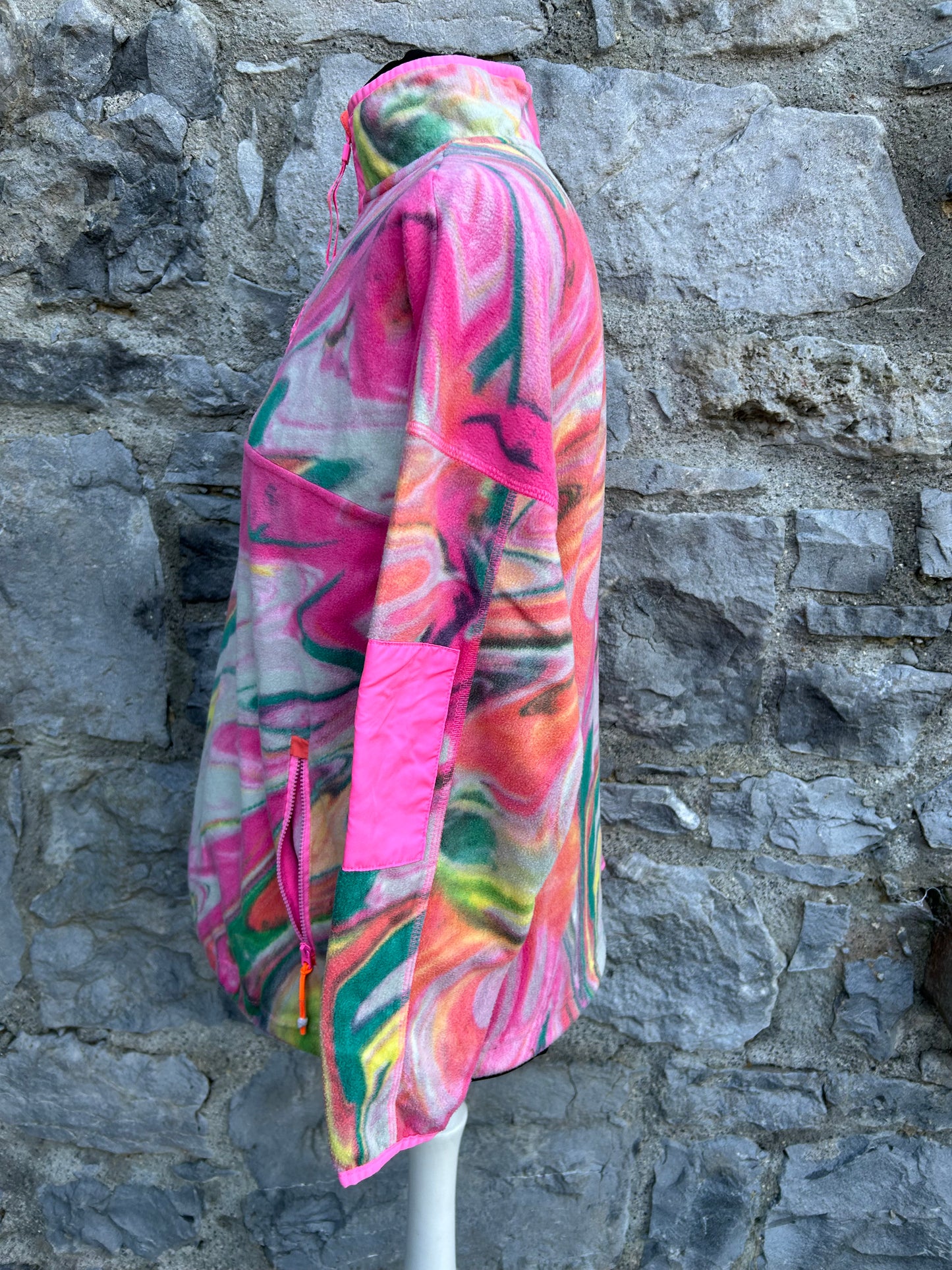Colourful marble fleece uk 10-12