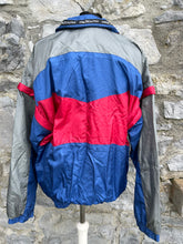 Load image into Gallery viewer, 80s Blue&amp;grey sport jacket S/M
