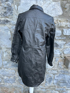 Black leather dress uk 10