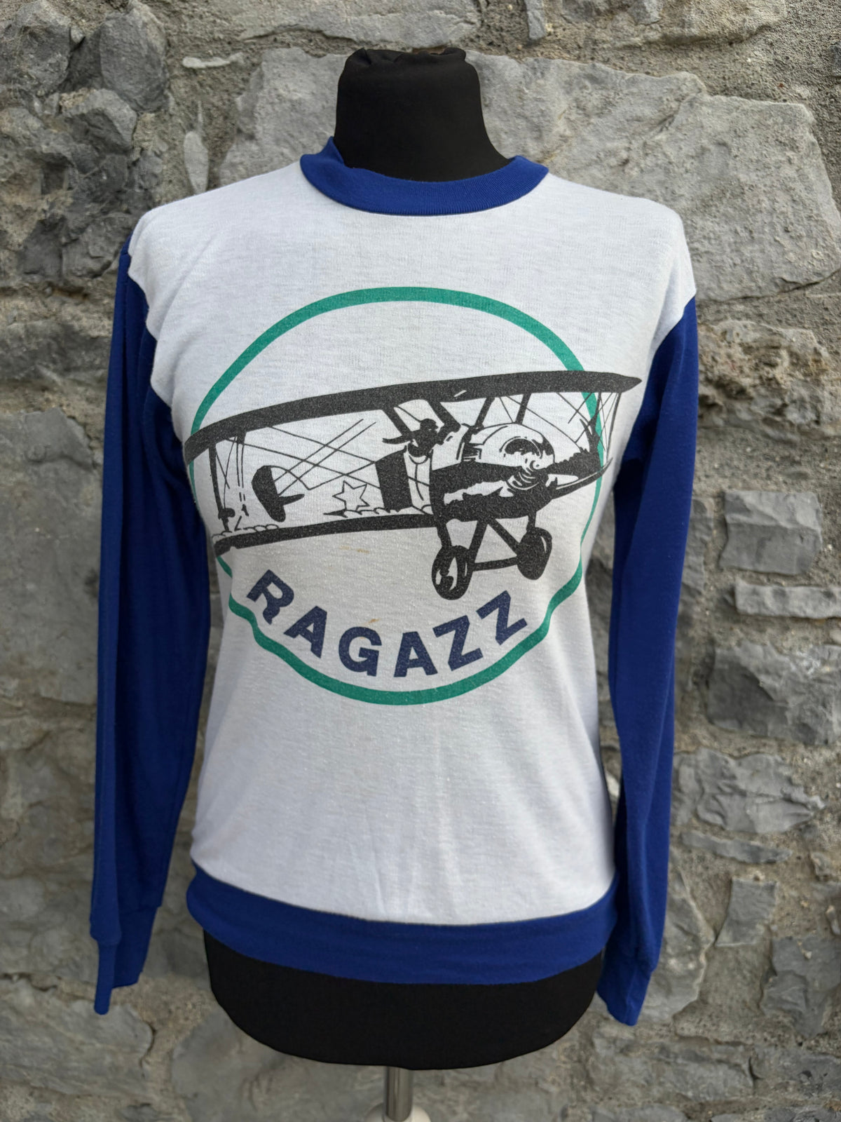 90s Ragazz plane top 13-14y (158-164cm)