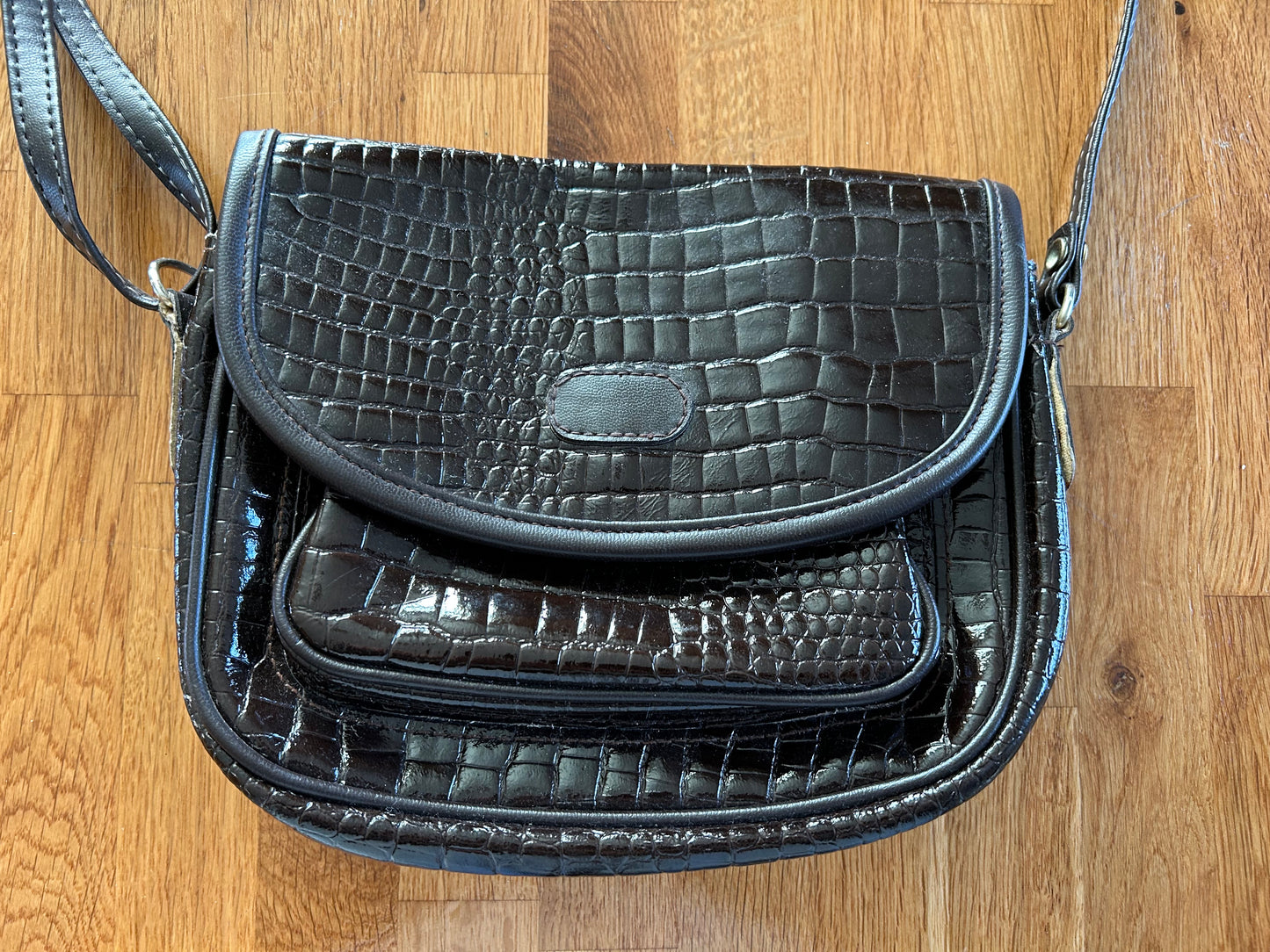 Black "crocodile" bag