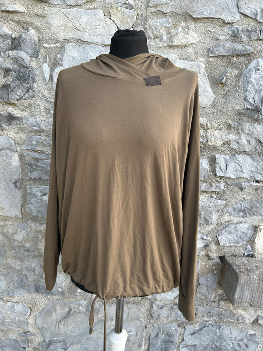 Khaki  hoodie uk 12