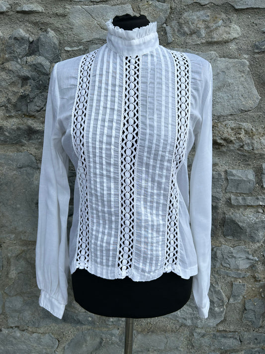 90s lace blouse uk 6