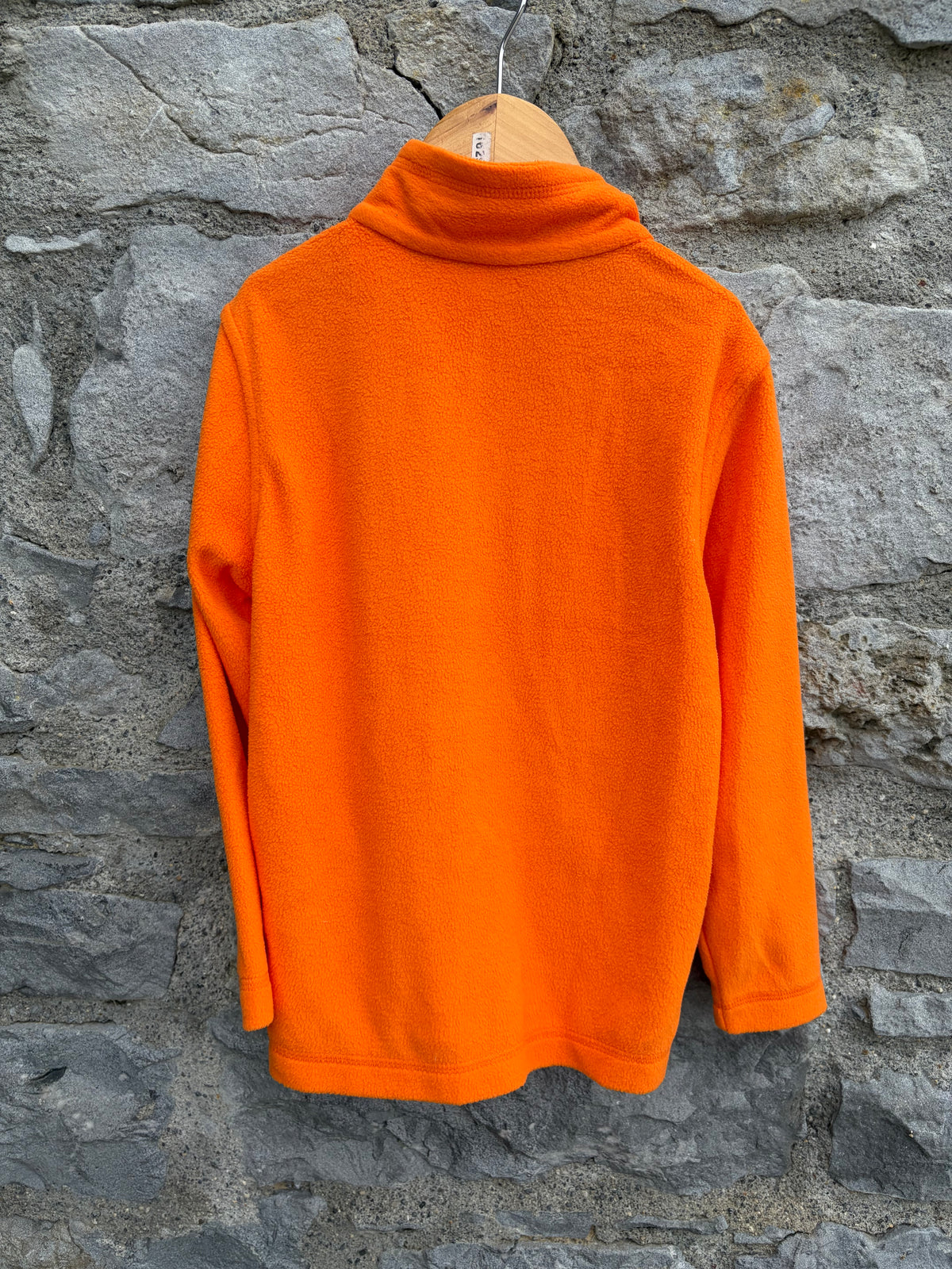 Orange half zip fleece 5-6y (110-116cm)