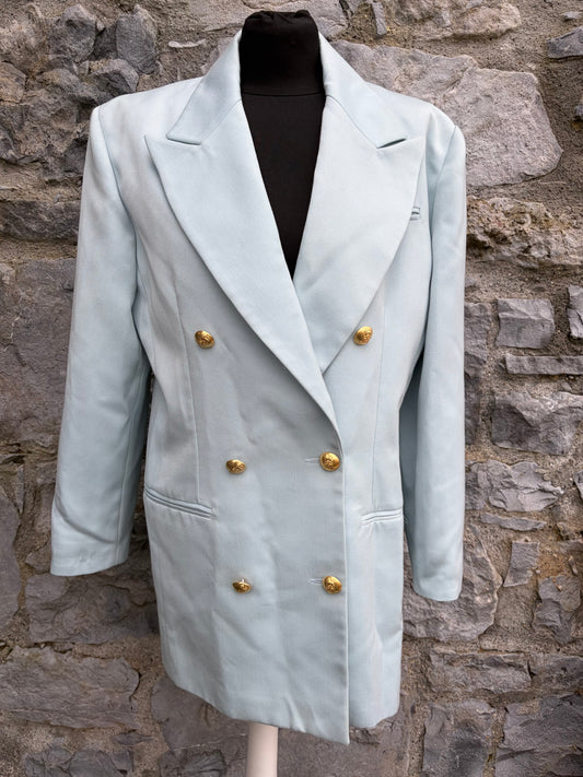 80s light blue jacket uk 10-12