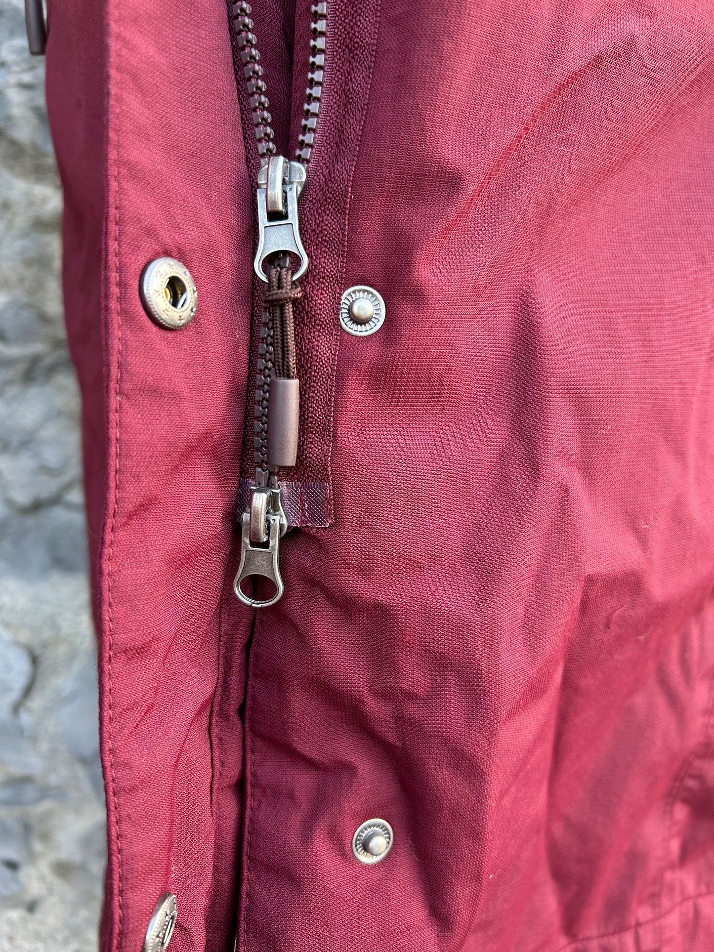 Maroon winter parka uk 8