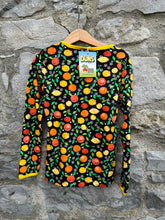 Load image into Gallery viewer, Black citrus top  7y (122cm)
