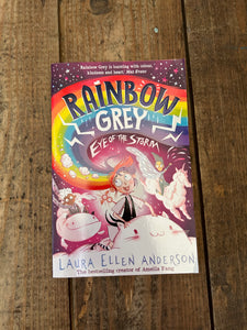 Rainbow grey eye of the storm by Lauren Ellen Anderson