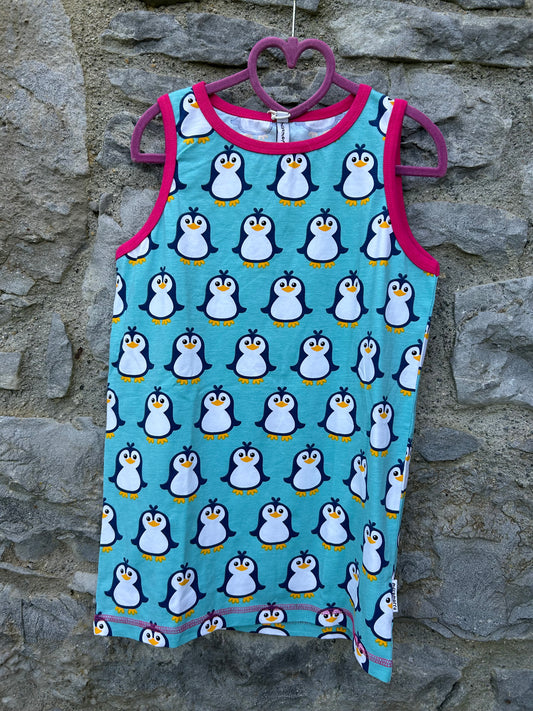 Penguin blue tank top 11-12y (146-152cm)