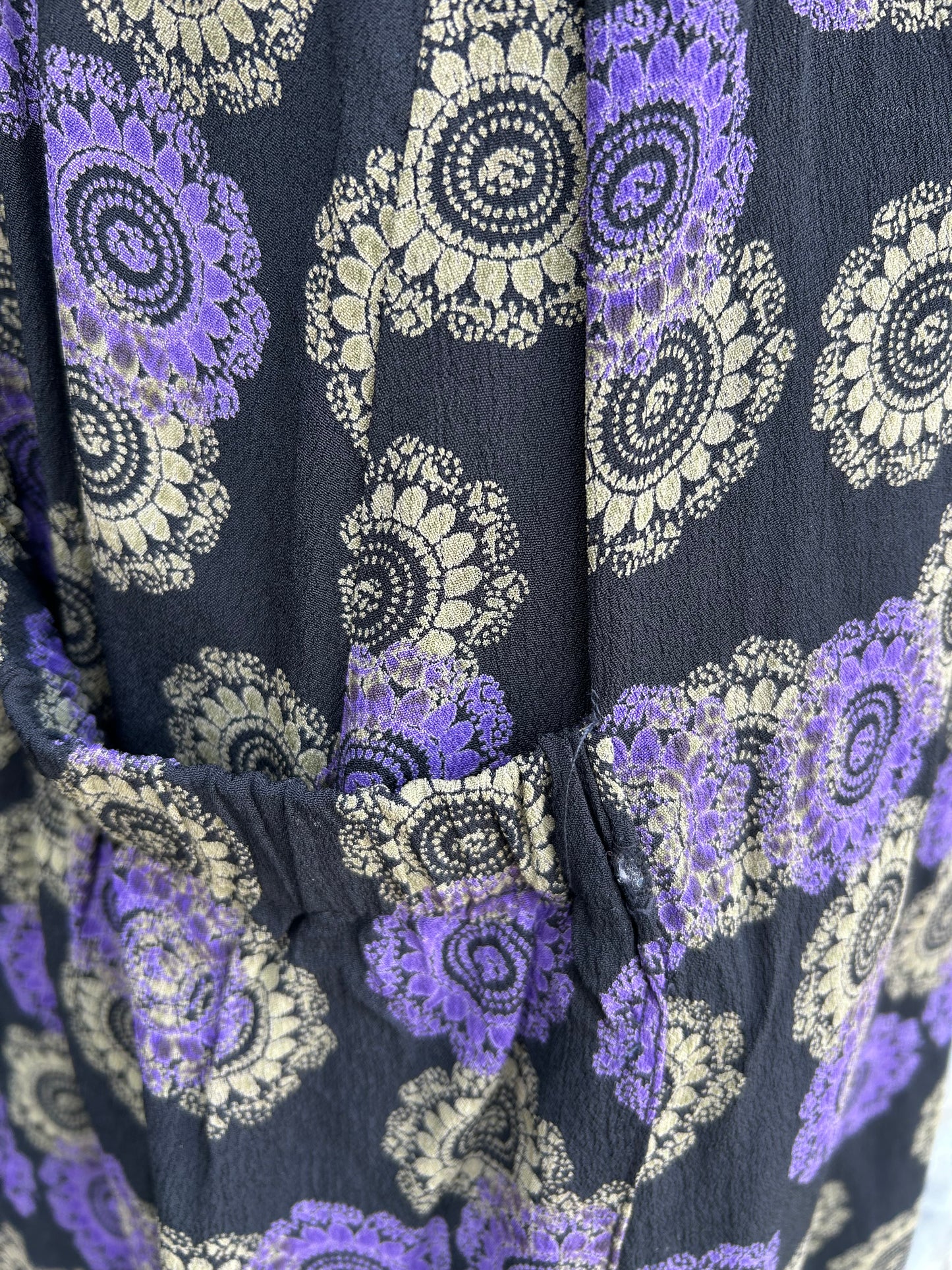Mandalas black tunic uk 12
