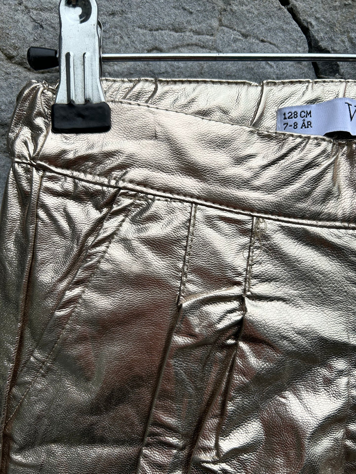 Gold pants  7-8y (122-128cm)